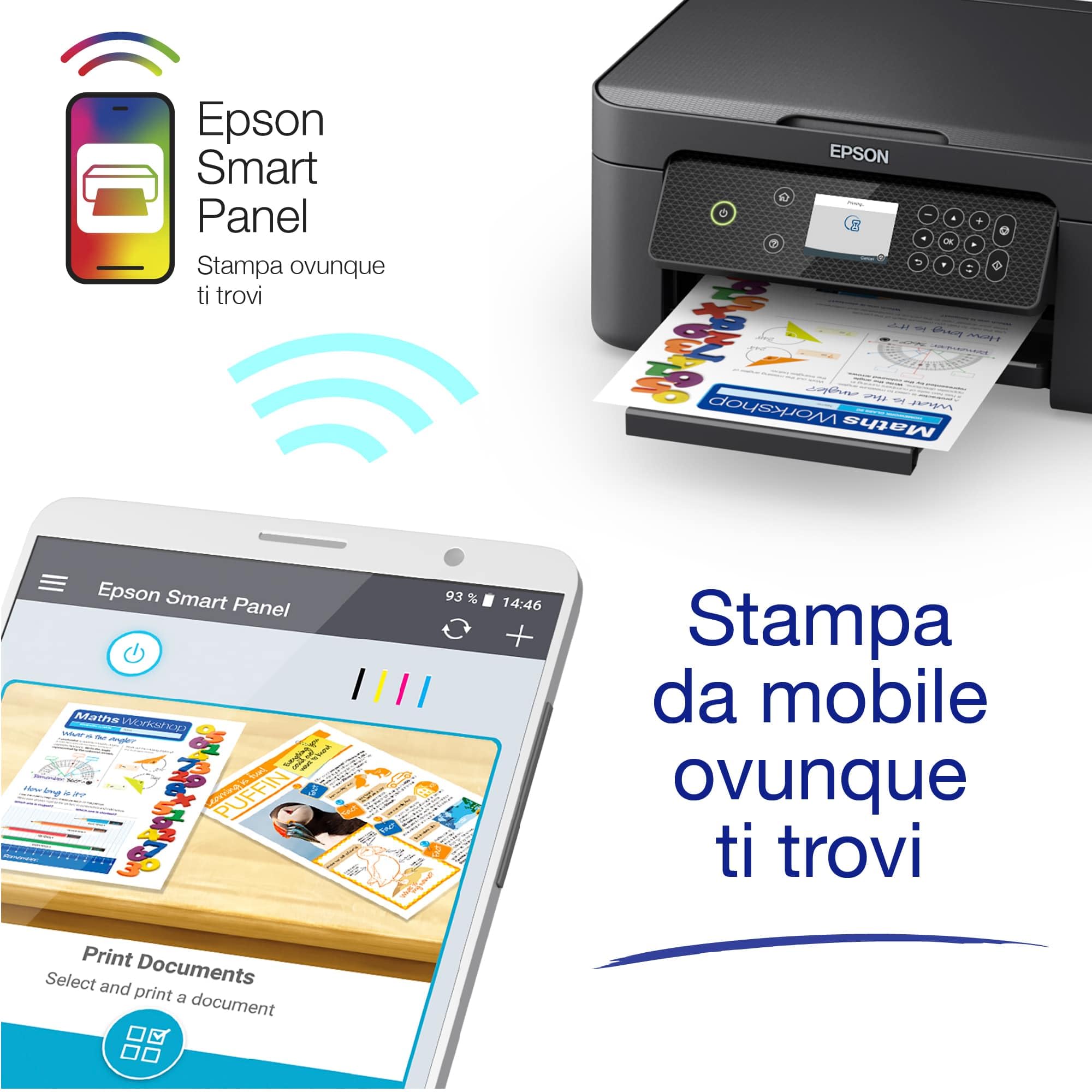 Epson Expression Home XP-4200 Stampante Multifunzione A4 getto d'inchiostro (Stampa Fronte Retro da mobile e su Cloud, Scansione, Copia) Display LCD 6.1cm, WiFi, AirPrint,Cartuce 604 Ananas,Black - Miniatura 4