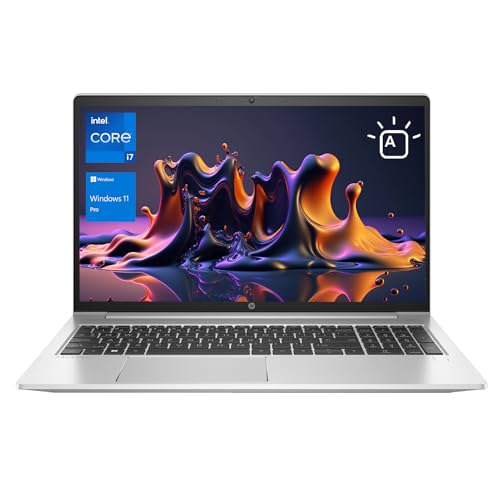 HP ProBook 450 G10 Business Laptop, Display FHD da 15,6", Intel Core i7-1355U, 32 GB RAM, SSD da 1 TB, webcam, tastiera retroilluminata, lettore di impronte digitali, RJ-45, Wi-Fi 6, Windows 11 Pro - Miniatura 2