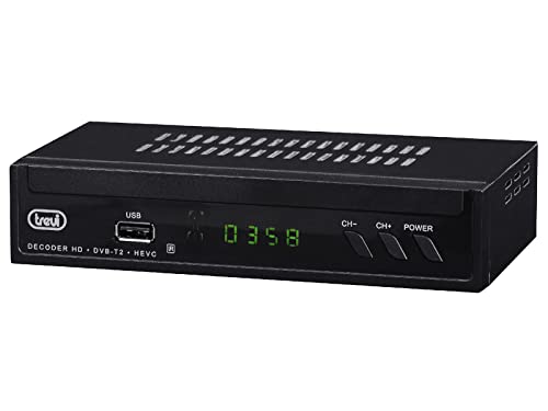 Trevi HE 3378 T2 Decoder Digitale Terrestre DVB-T2 HEVC H.265 HD, USB Media Player, Uscite HDMI e SCART, Doppio Telecomando, Compatibile TV Vecchi e Nuovi - Miniatura 2