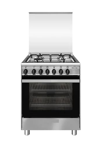 SA664MI6 - Cucina a gas con forno elettrico, 4 fuochi, 60x60 cm - Miniatura 2