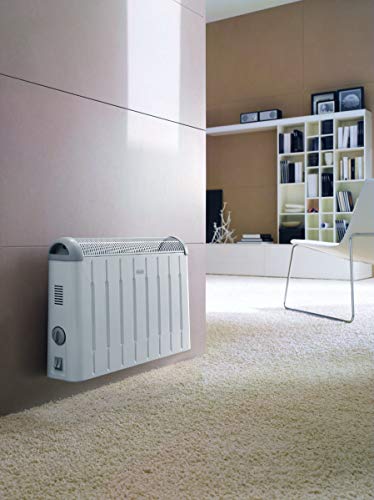 De'Longhi HCM2030 TermoConvettore Elettrico, Silenzioso, 3 Livelli di Potenza, Manopola Intuitiva, per Ambienti Fino a 60m³, Maniglia, Funzione Antigelo, Leggero, termostato di sicurezza, Bianco - Miniatura 4
