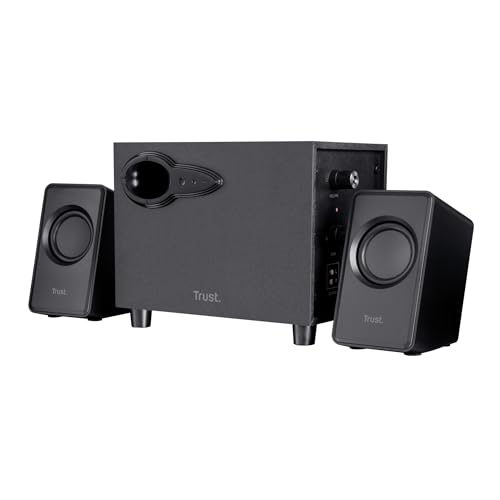 Trust Avora, 20442, Set Altoparlanti 2.1 Subwoofer, Potenza di 18W di Picco e 9W RMS, Nero - Miniatura 2