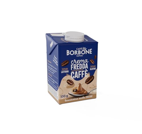 Caffè Borbone CREMA CAFFÈ - 1 Brick 550g - Crema a base di latte con caffè solubile delattosata, UHT a lunga conservazione - Senza Lattosio e Senza Glutine - Latte e panna Italiani - Miniatura 2