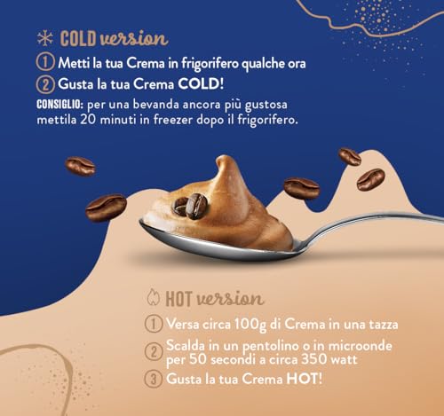 Caffè Borbone CREMA CAFFÈ - 1 Brick 550g - Crema a base di latte con caffè solubile delattosata, UHT a lunga conservazione - Senza Lattosio e Senza Glutine - Latte e panna Italiani - Miniatura 4