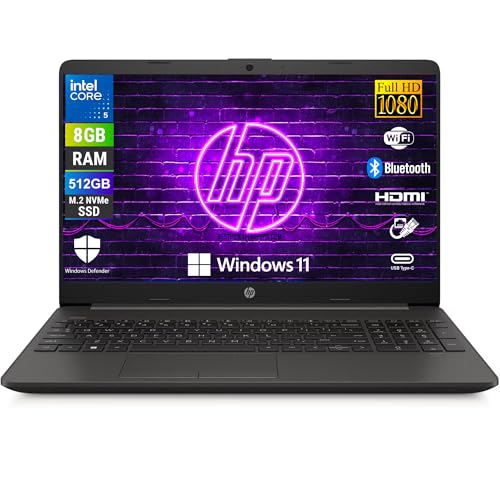 HP 250R G9, Computer Portatile Notebook, Intel 5-120u 10 Core 1.4Ghz, Display 15.6'' FHD, Ram 8GB, SSD 512GB, Windows 11, Pronto all'uso con Libre Office - Miniatura 2