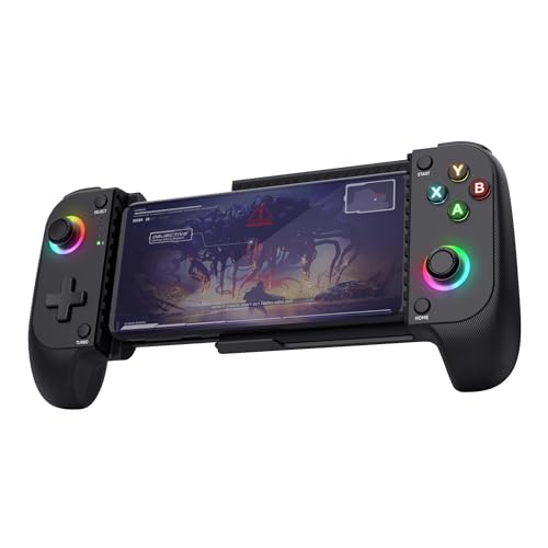 Trust GXT 735 Mylox Controller per Telefono Bluetooth, Controller Iphone / Android / PS5 / Xbox con 12h di Autonomia, Doppia Vibrazione, RGB a LED, Gamepad Wireless per Accessori Smartphone, Nero - Miniatura 2