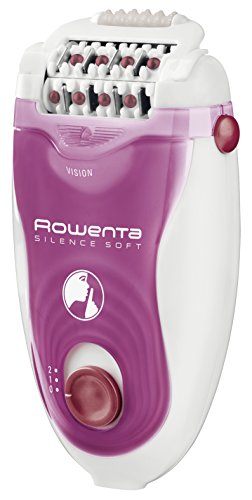 Rowenta EP5660 Silence Soft Epilatore, Epilazione Silenziosa per Gambe con la Tecnologia Micro-Contact, 7 accessori, 4, 8 W, 220 - 240 V, Viola/Bianco - Miniatura 4