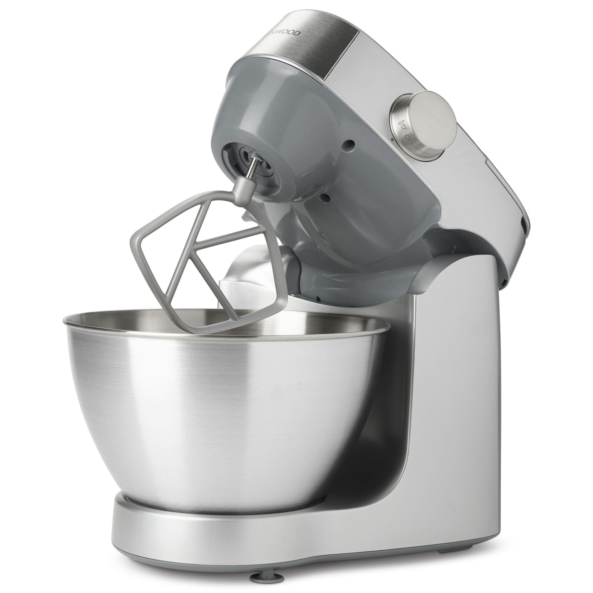 Kenwood KHC29.A0SI Impastatrice Planetaria Prospero+, Ciotola capiente in acciaio da 4,3L, Dotato di 3 utensili di miscelazione, Potenza 1000watt, Sistema di sicurezza, Piedini antiscivolo, Silver - Immagine 1