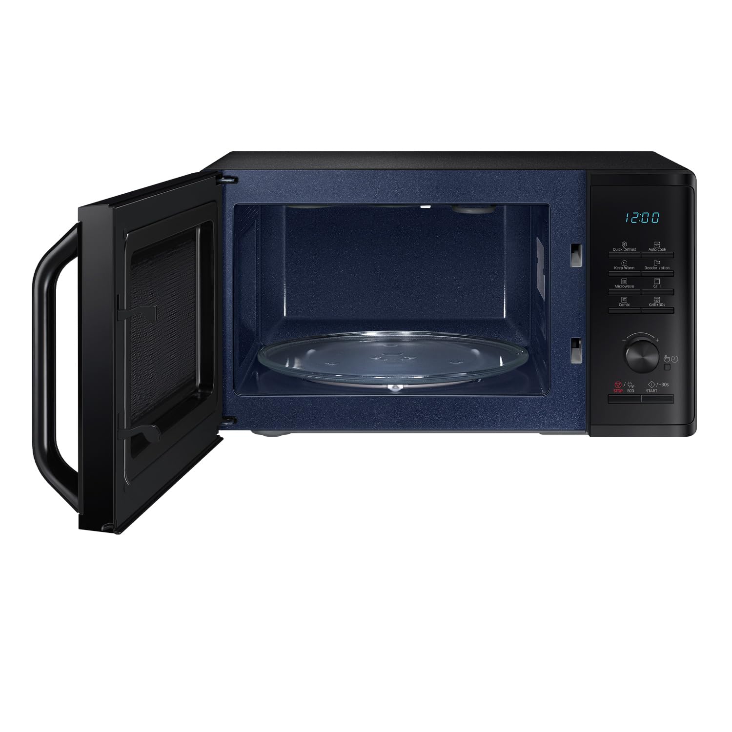 Samsung Forno a Microonde Grill Advanced, MG23K3515CK/ET, Cottura Croccante, AutoCook, Microonde + Grill 800 W + 1100 W, 23 L, 49l x 27,5h x 39p cm, Nero - Miniatura 3