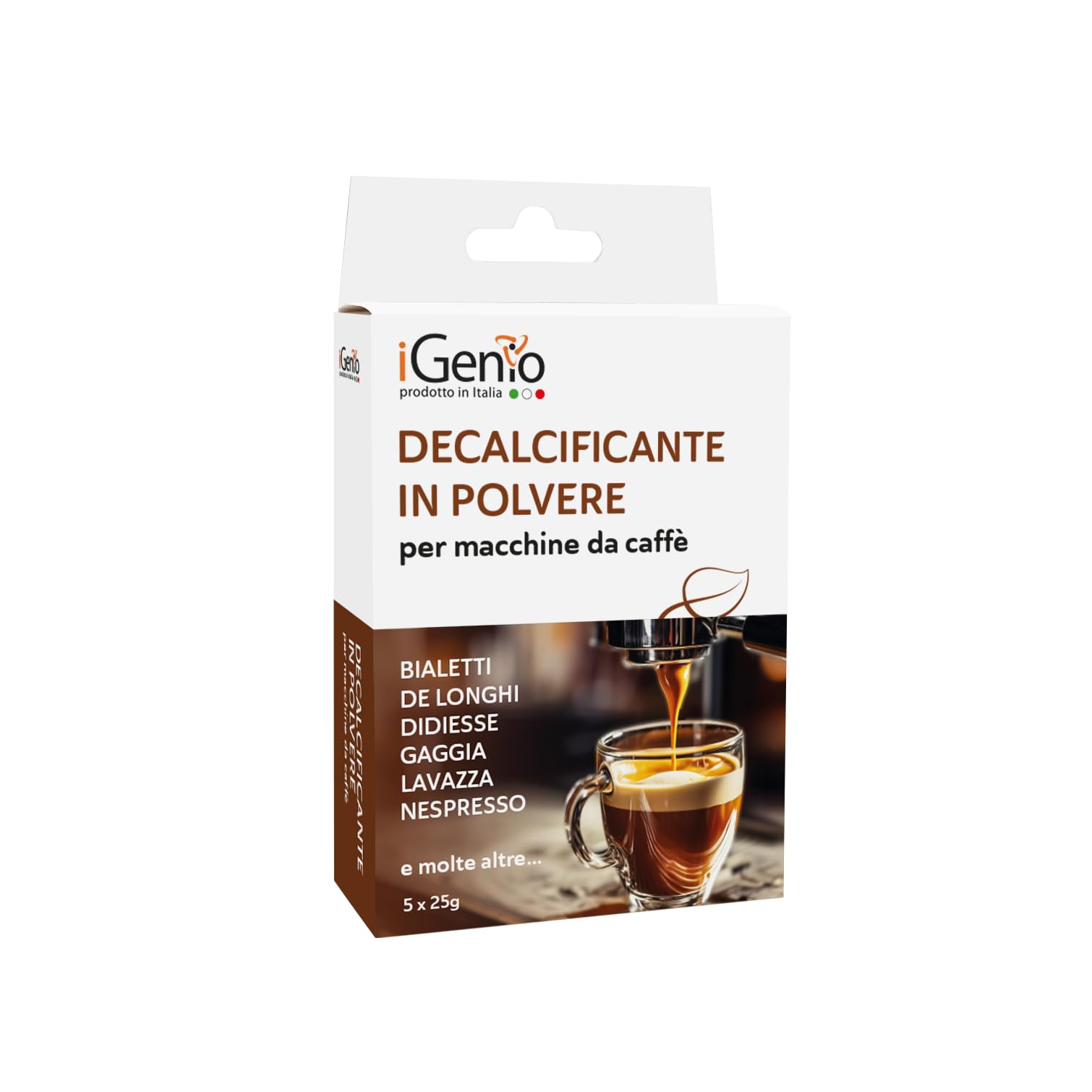 Decalcificante in polvere per macchine da caffè, 5pz, art. 982 - iGenio