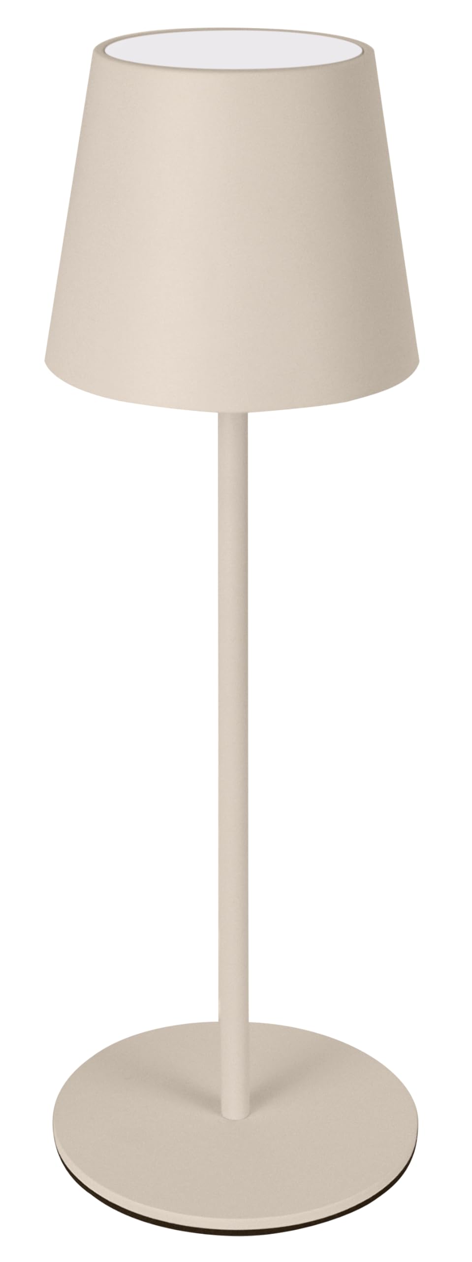 Majestic AGATA - Lampada da tavolo LED senza fili ricaricabile, Lunga durata, Dimmer Touch, Luce Calda-Naturale-Fredda, per interni ed esterni IP54, H37cm, SABBIA - Immagine 1