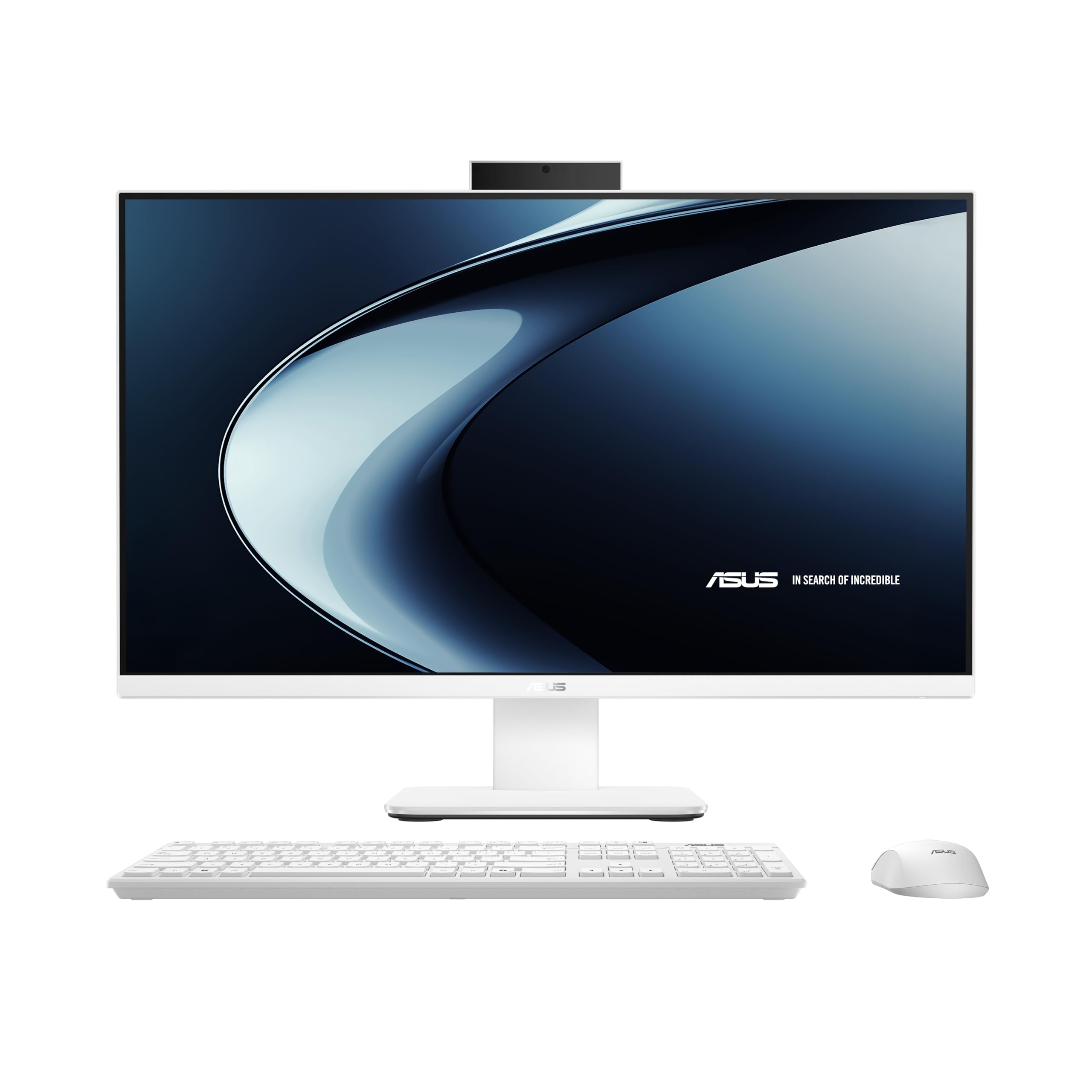 ASUS All-in-One V470VAK#B0DWFS2Y6S, Display 27" FHD, 13gen Intel® Core™ i5-13420H, RAM 16GB, 512GB SSD, Win 11Home, Tastiera e Mouse Inclusi, Bianco - Immagine 1