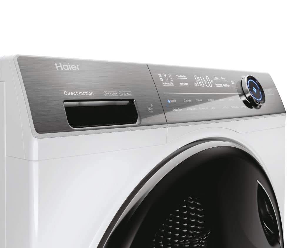 Haier I-Pro Serie 7 Plus Lavatrice SLIM 9 Kg, Libera Installazione, Carica Frontale, 1400 Giri, Classe B, Wi-Fi + BLE, Controllo App hOn, Motore Direct Motion, 60 x 44 x 85 cm, Bianca - HW90-B14IGITU1 - Miniatura 5