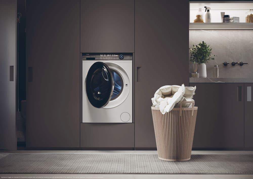 Haier I-Pro Serie 7 Plus Lavatrice SLIM 9 Kg, Libera Installazione, Carica Frontale, 1400 Giri, Classe B, Wi-Fi + BLE, Controllo App hOn, Motore Direct Motion, 60 x 44 x 85 cm, Bianca - HW90-B14IGITU1 - Miniatura 6