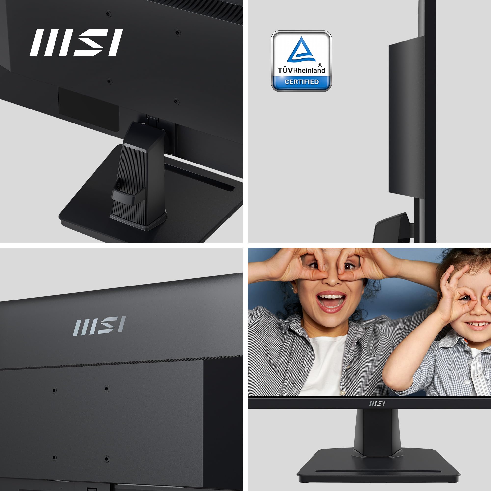 msi PRO MP275Q Monitor 27" WQHD - 2560 x 1440, pannello IPS, 100 Hz, schermo anti-affaticamento, altoparlanti integrati, inclinazione regolabile - HDMI 2.0b, DP 1.2a - Miniatura 3