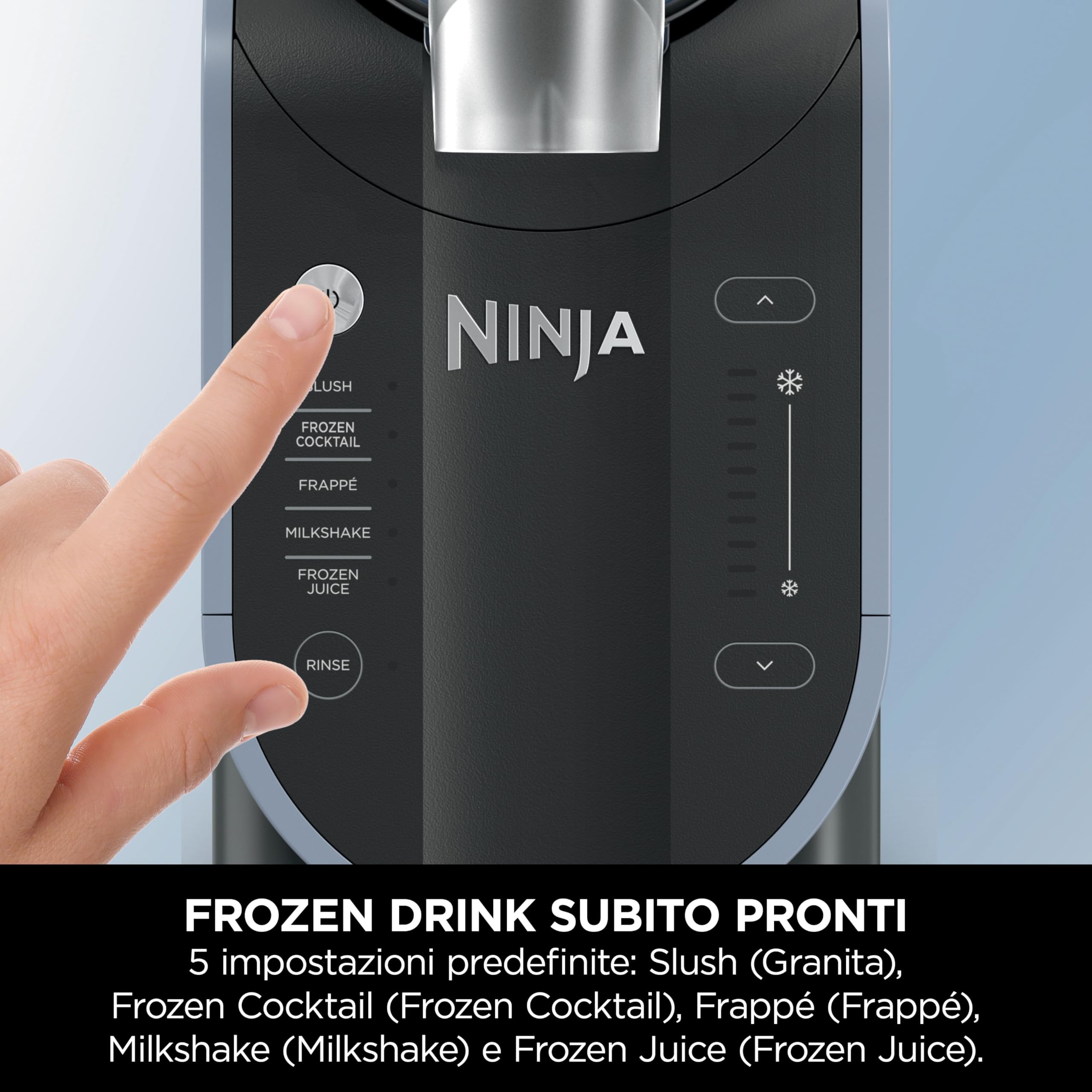 Ninja SLUSHi, Macchina per Granite e Frozen Drink, 1,9L, Blu/Grigio - Miniatura 5