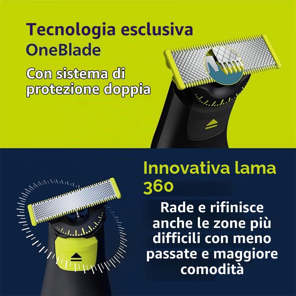 Philips Shaver OneBlade Pro QP6652 61 Face + Body (QP6652/61) - Miniatura 4