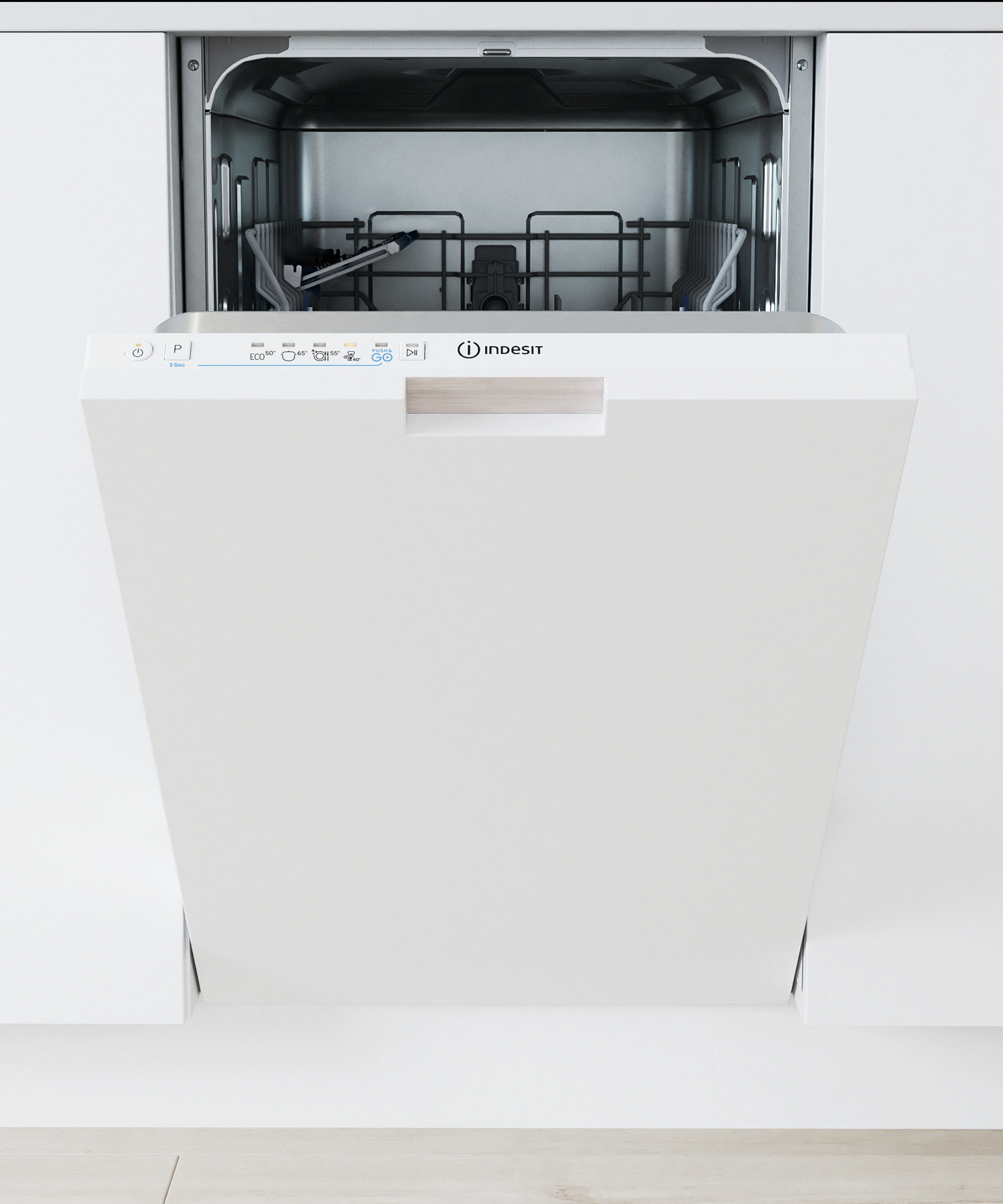 LAVAST.SC/TOT.SLIM 45CM 10COP CE.E 5PROG.DISP.LED - Miniatura 3