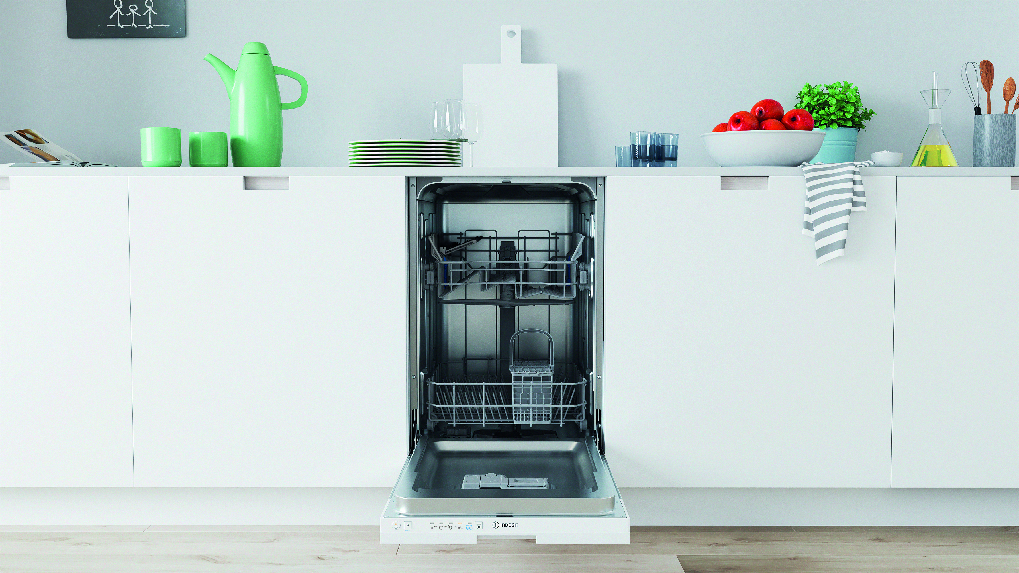 LAVAST.SC/TOT.SLIM 45CM 10COP CE.E 5PROG.DISP.LED - Miniatura 6