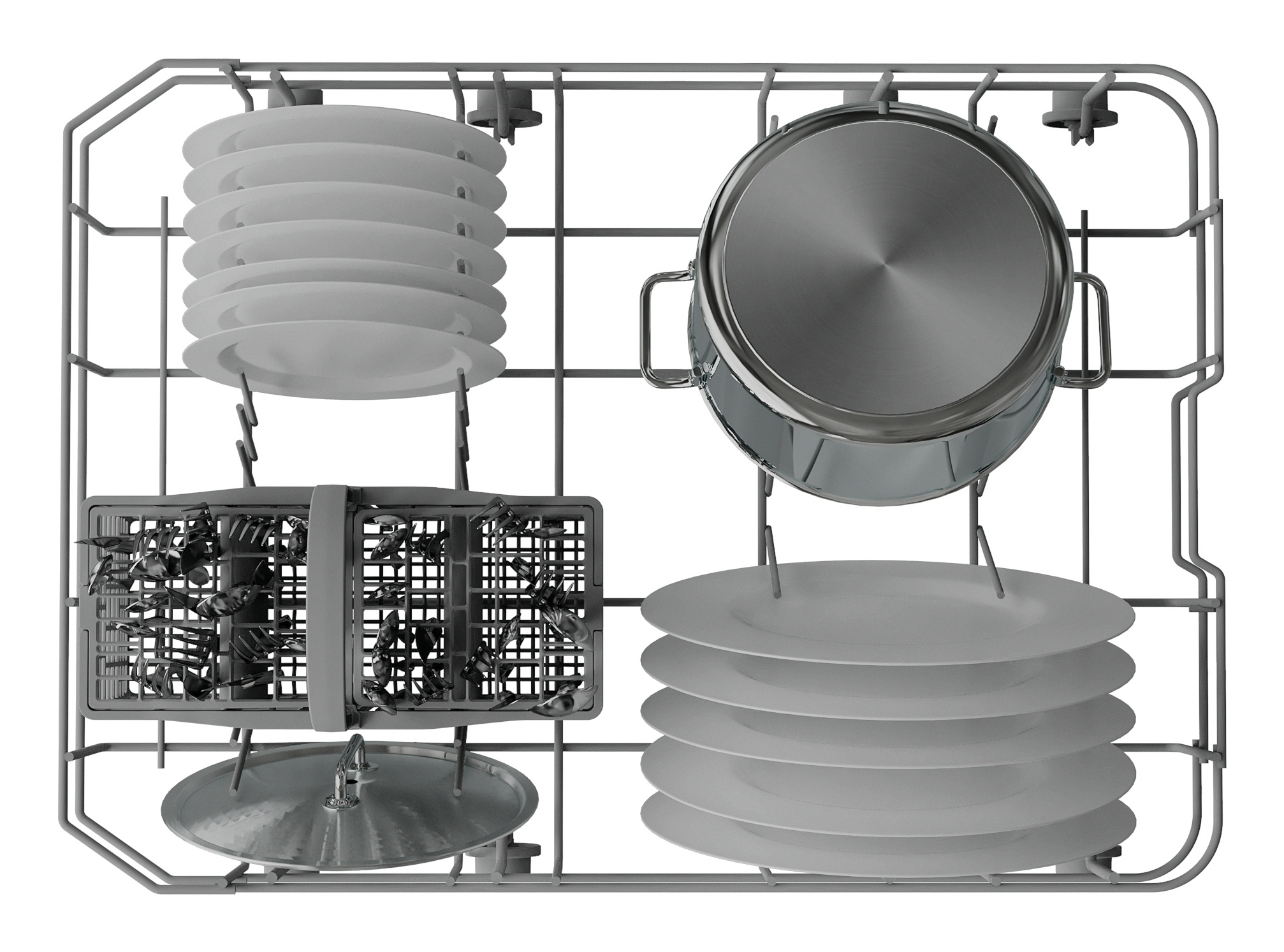 LAVAST.SC/TOT.SLIM 45CM 10COP CE.E 5PROG.DISP.LED - Miniatura 8