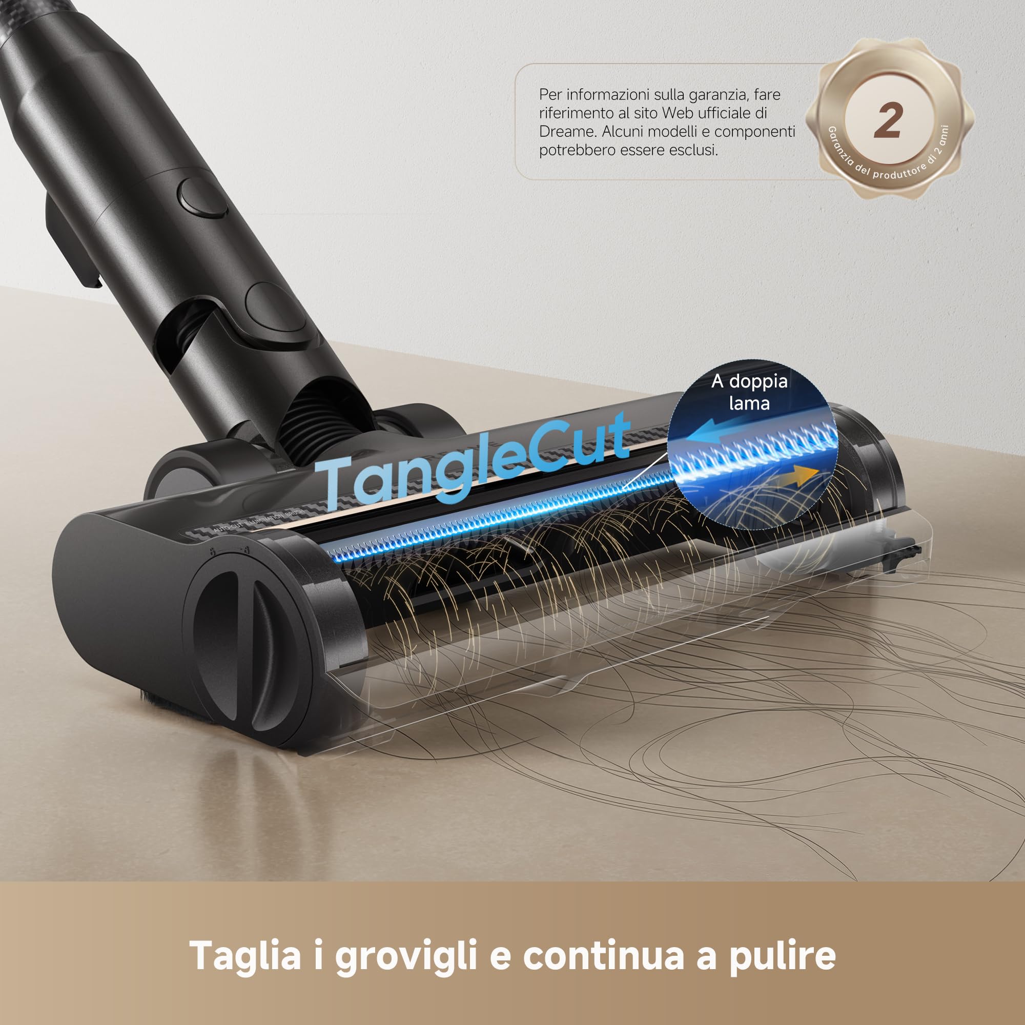 dreame R20 Pro-A Aspirapolvere senza Fili, 26.000 Pa/200 AW, Flessibile 90° - Miniatura 2