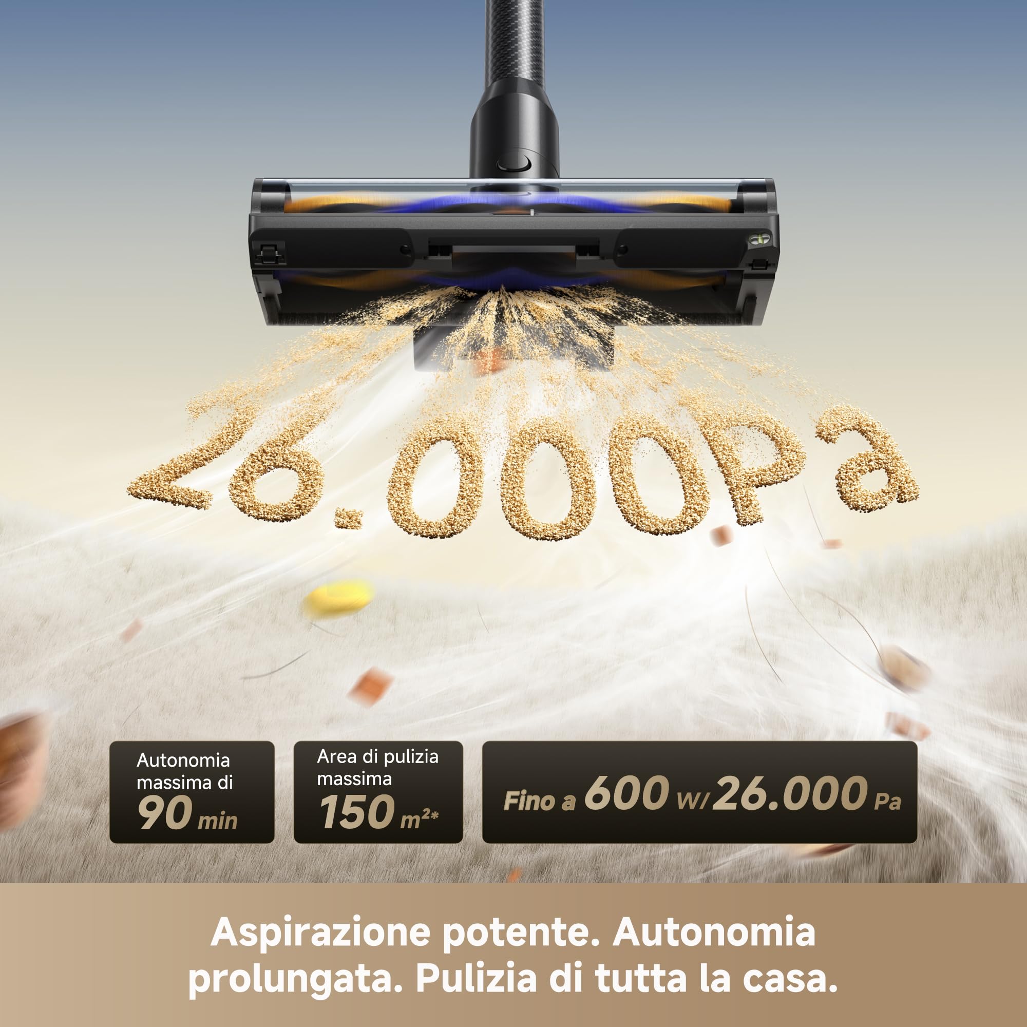 dreame R20 Pro-A Aspirapolvere senza Fili, 26.000 Pa/200 AW, Flessibile 90° - Miniatura 5