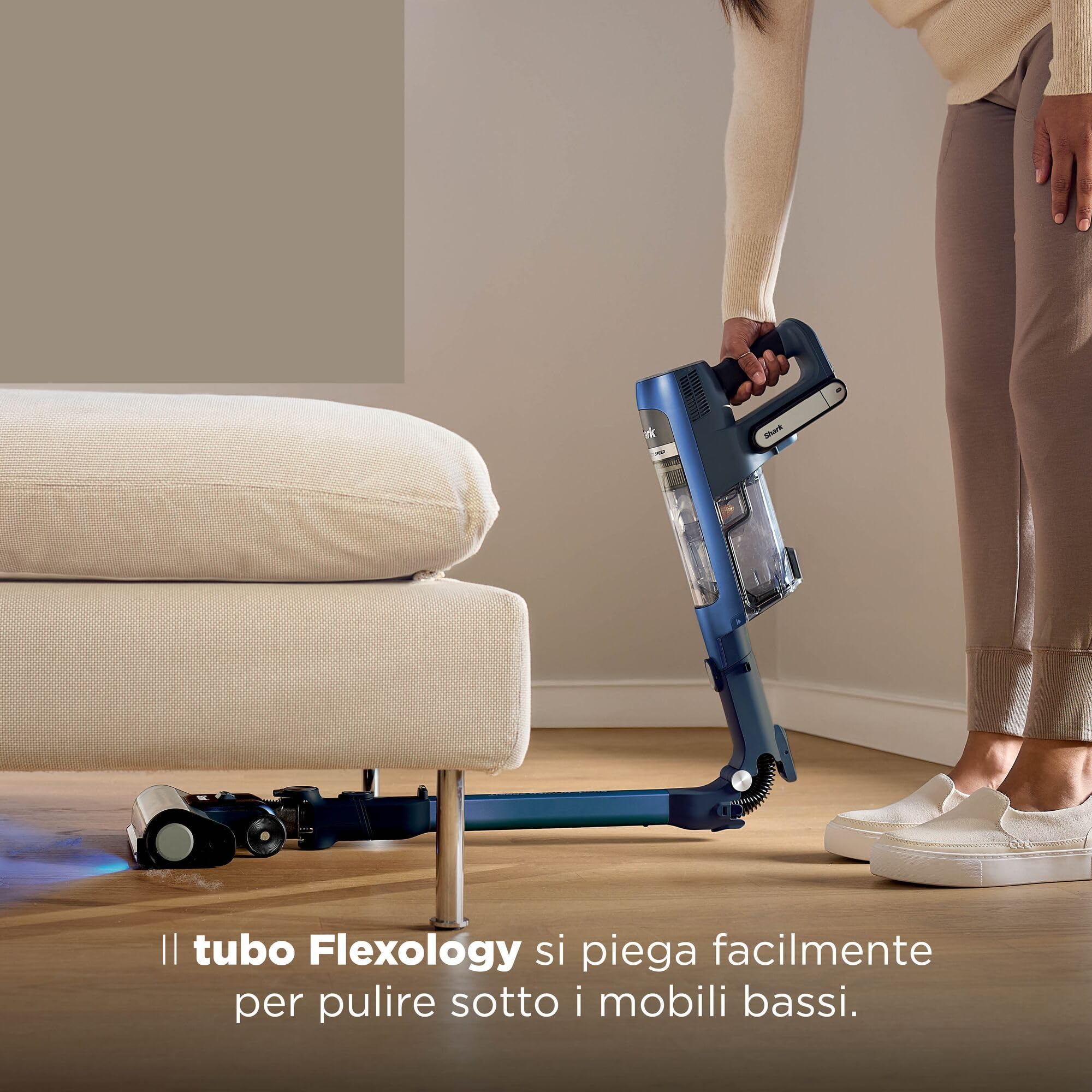 Shark PowerDetect Speed Pet Pro Clean & Empty, Aspirapolvere Senza Filo Blu - Miniatura 7