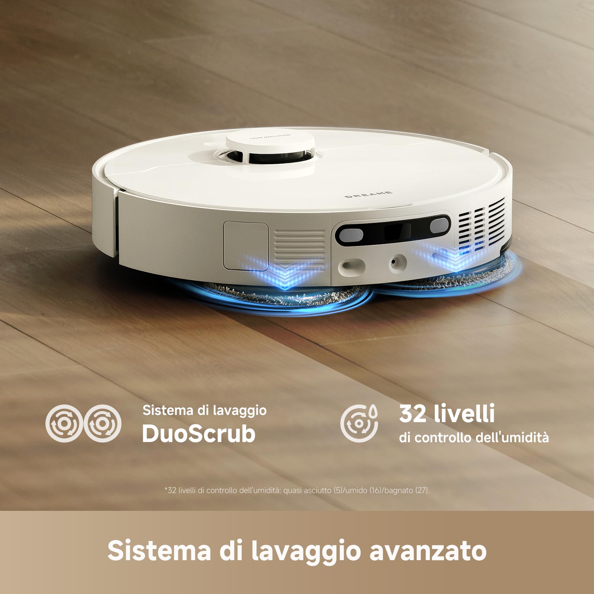 DREAME L10s Ultra Gen 3 Kit-A Robot Aspirapolvere e Lavapavimenti,Aspirazione da 25.000 Pa,Spazzola Laterale e Moci Estensibili,Stazione di Pulizia Automatica All-in-One,Controllo Vocale e tramite App - Miniatura 5