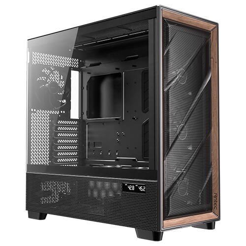 Case Antec Flux Pro Midi Tower E-ATX Vetro Temperato Nero - Immagine 1