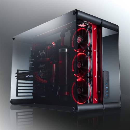 Case RAIJINTEK Paean Desktop Nero Trasparente - Immagine 1