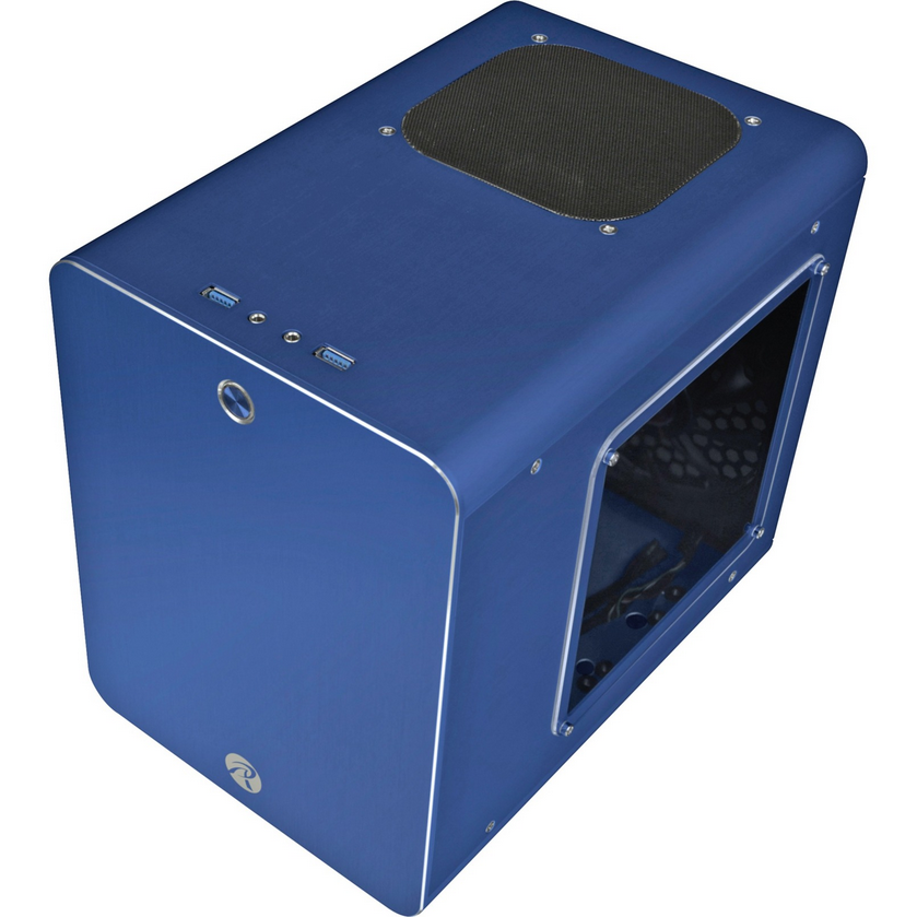 Case RAIJINTEK METIS PLUS Blu Pannello Laterale In Acrilico Mini Tower Mini ITX - Immagine 1