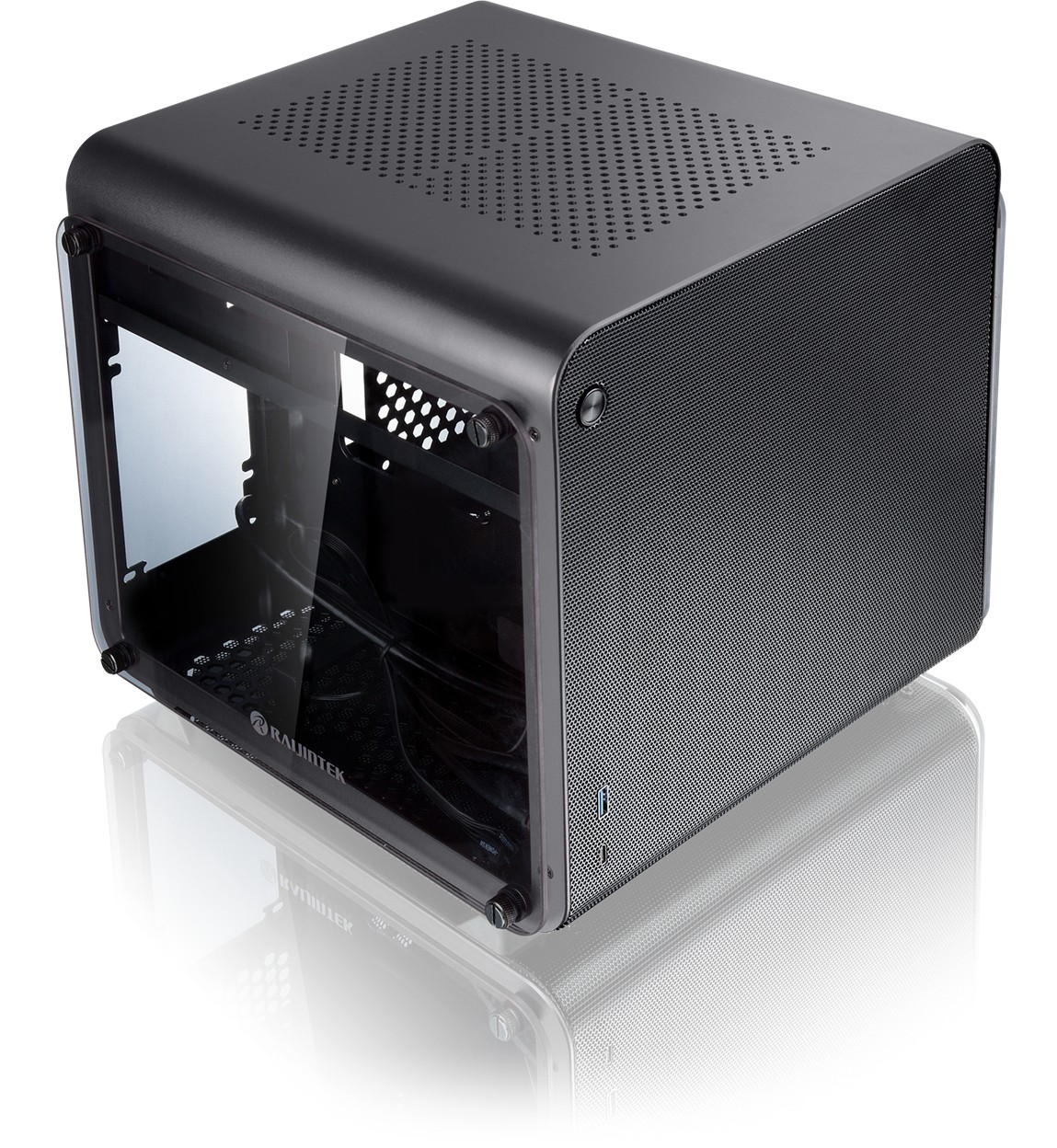 Case Raijintek METIS EVO TG Mini-ITX Vetro Temperato Nero - Immagine 1