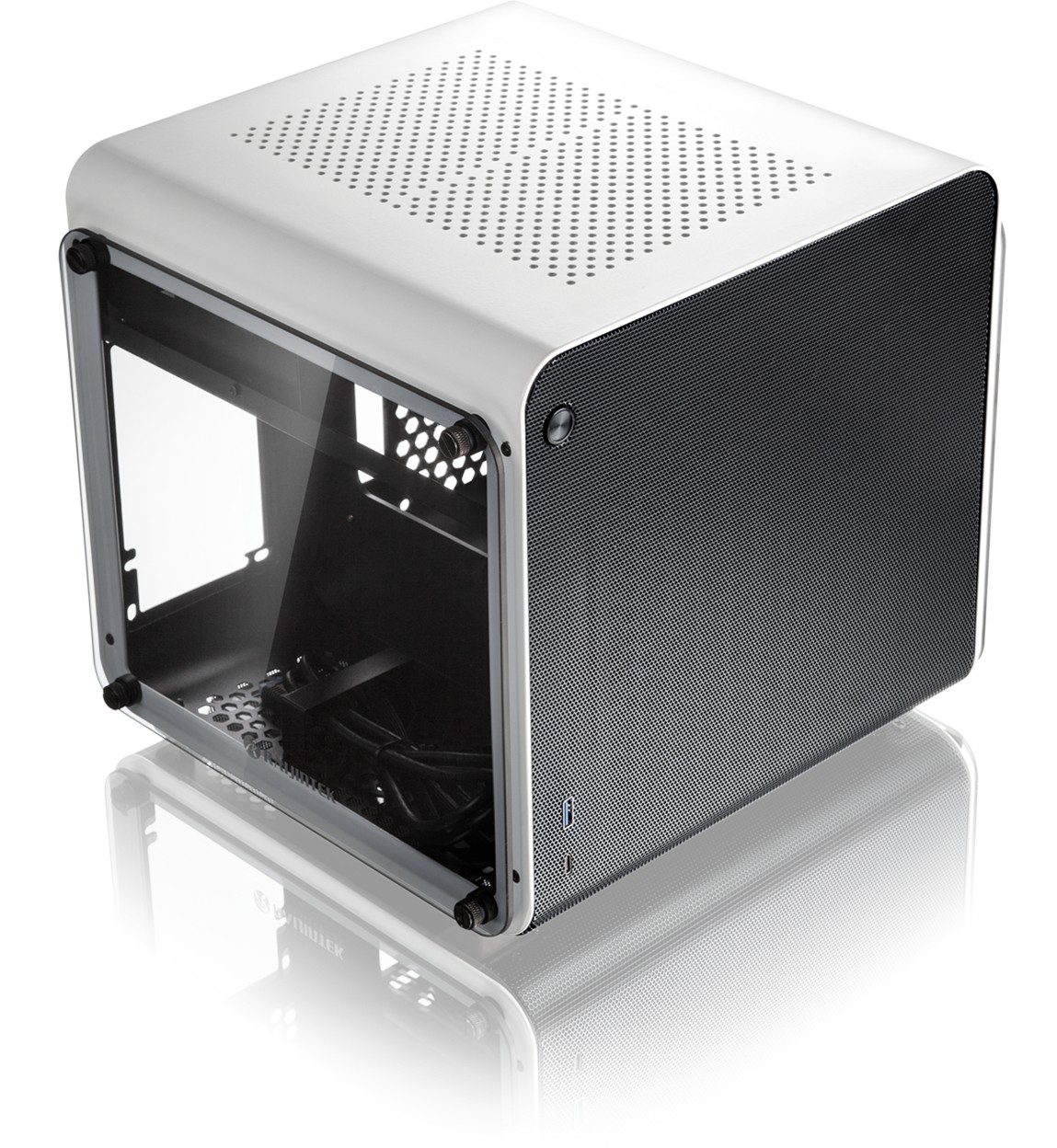 Case Raijintek METIS EVO TG Mini-ITX Vetro Temperato Bianco - Immagine 1
