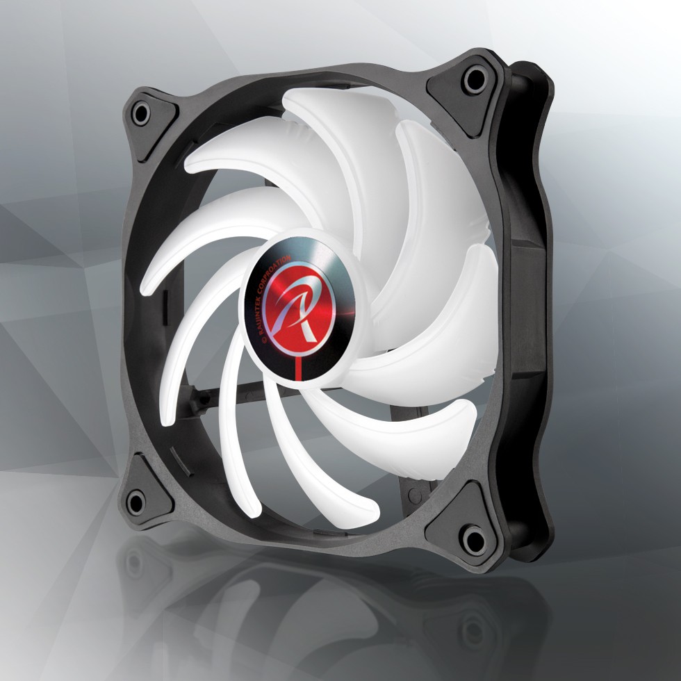 Ventola Raijintek EOS 12 RBW ADD kit da 2 incl controller nero 120mm - Immagine 1