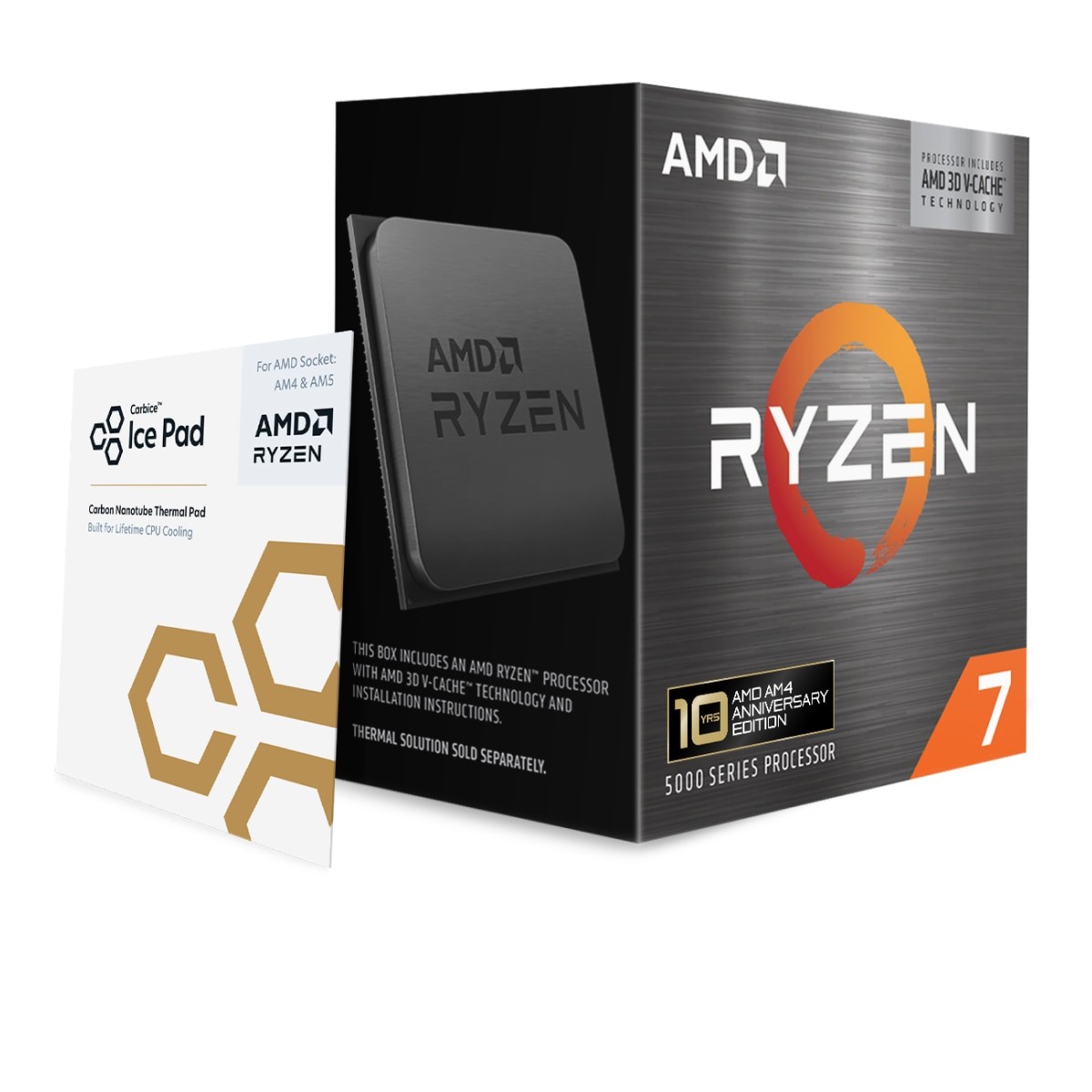 CPU AMD Ryzen 7 5800X3D AM4 3,4 GHz 96 MB Cache Box