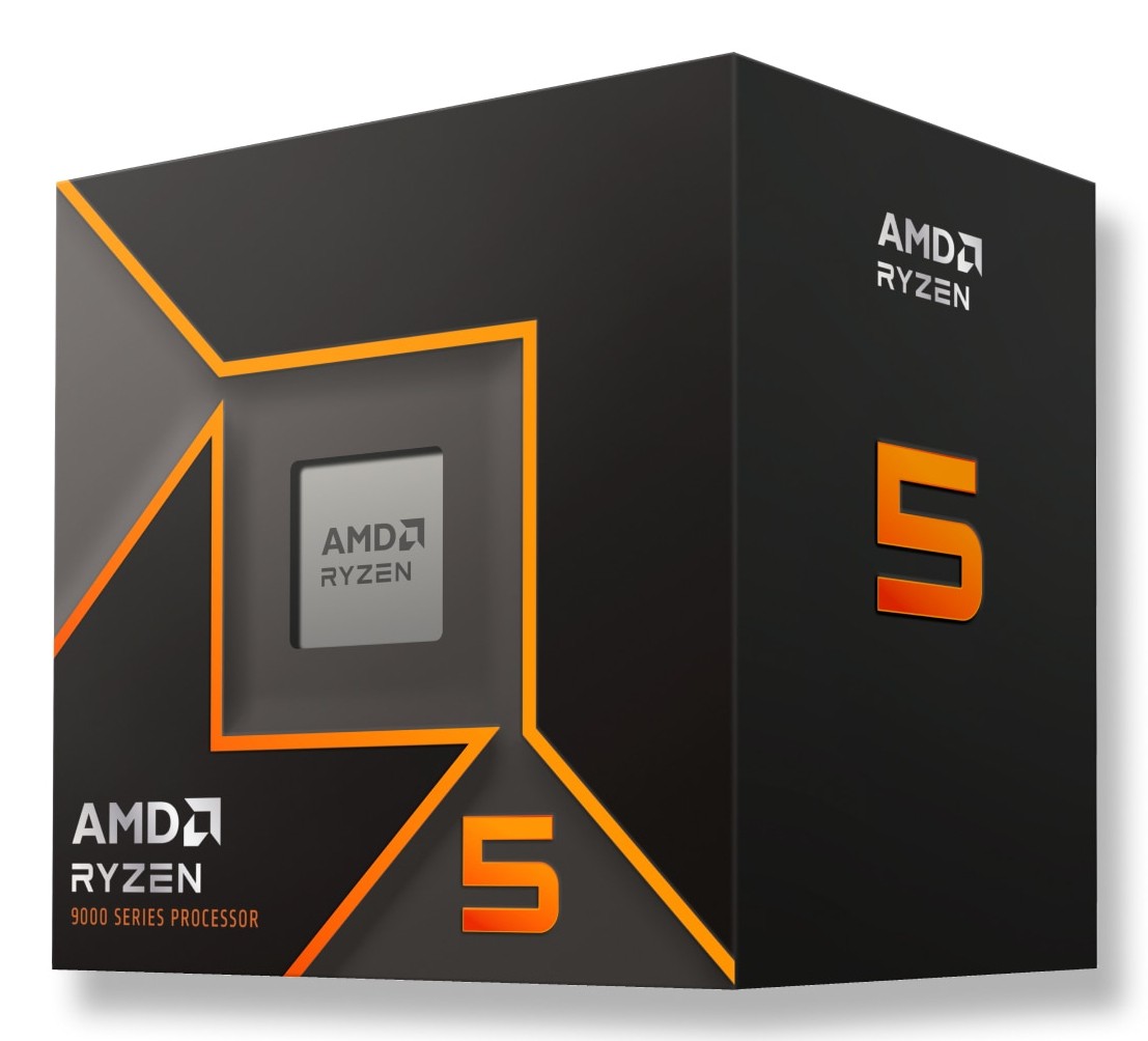 CPU AMD Ryzen 5 9600 5.2 GHz AM5 Cache 32MB L3 Box - Immagine 1
