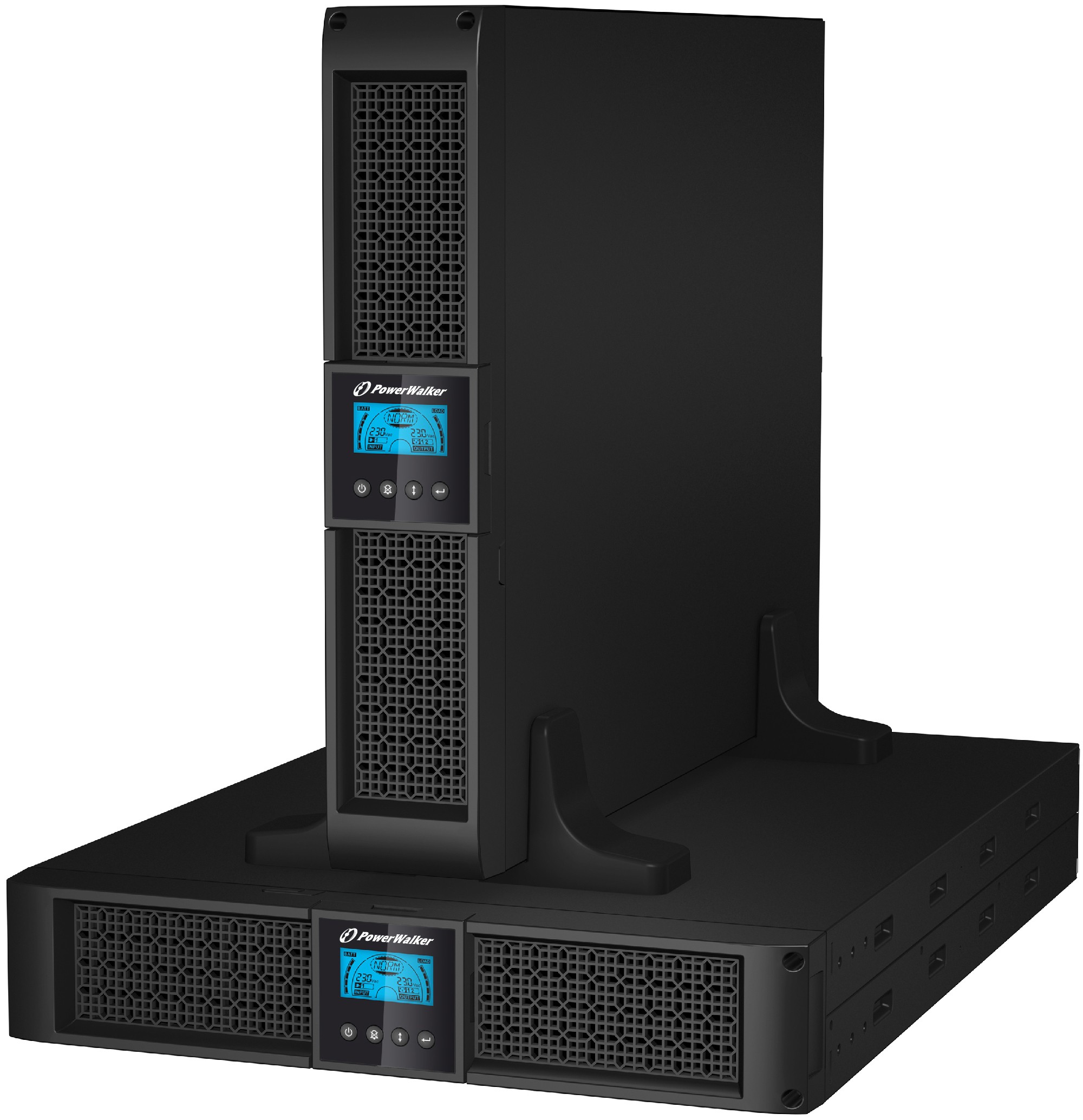 Gruppo di Continuità Per Rack BlueWalker Power VI 1000 RT HID AVR Sinusoidale Pura - Immagine 1