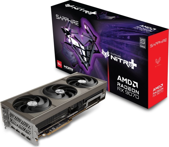 Scheda Video AMD SAPPHIRE NITRO+ Radeon RX 9070 16GB Gaming OC - Immagine 1