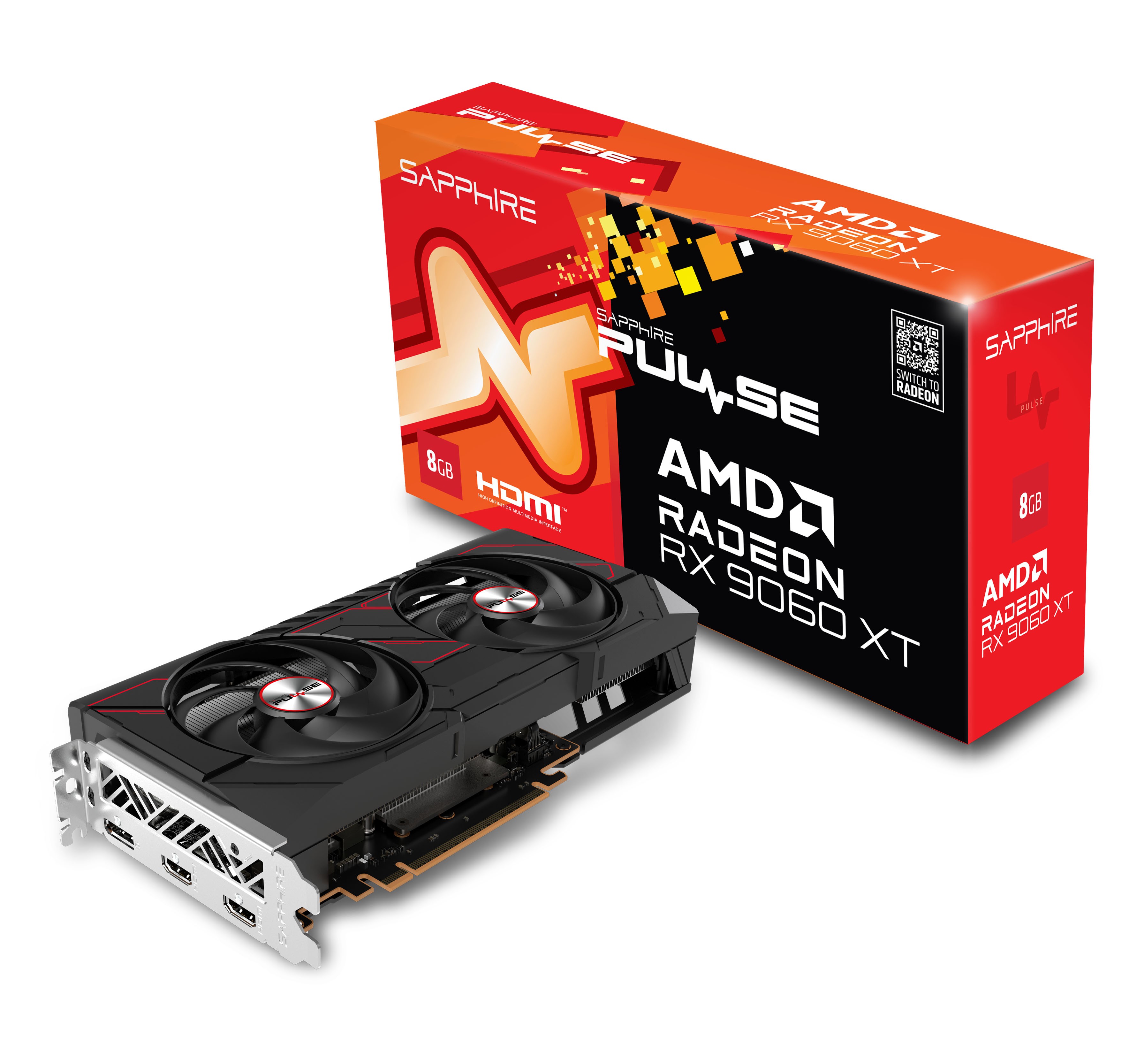 Scheda Video Sapphire PULSE AMD Radeon RX 9060 XT 8GB GDDR6 - SPEDIZIONE IMMEDIATA - Immagine 1