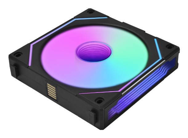 Ventola Lian Li UNI FAN SL-INF ARGB PWM Wireless Reverse Blade 120mm Nero - Immagine 1