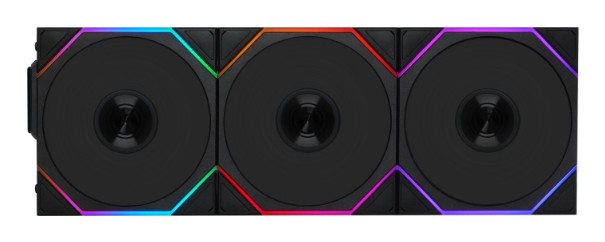 Ventola Lian Li UNI FAN TL Wireless Lama Inversa 120mm ARGB PWM Kit Da 3 Nero - Immagine 1