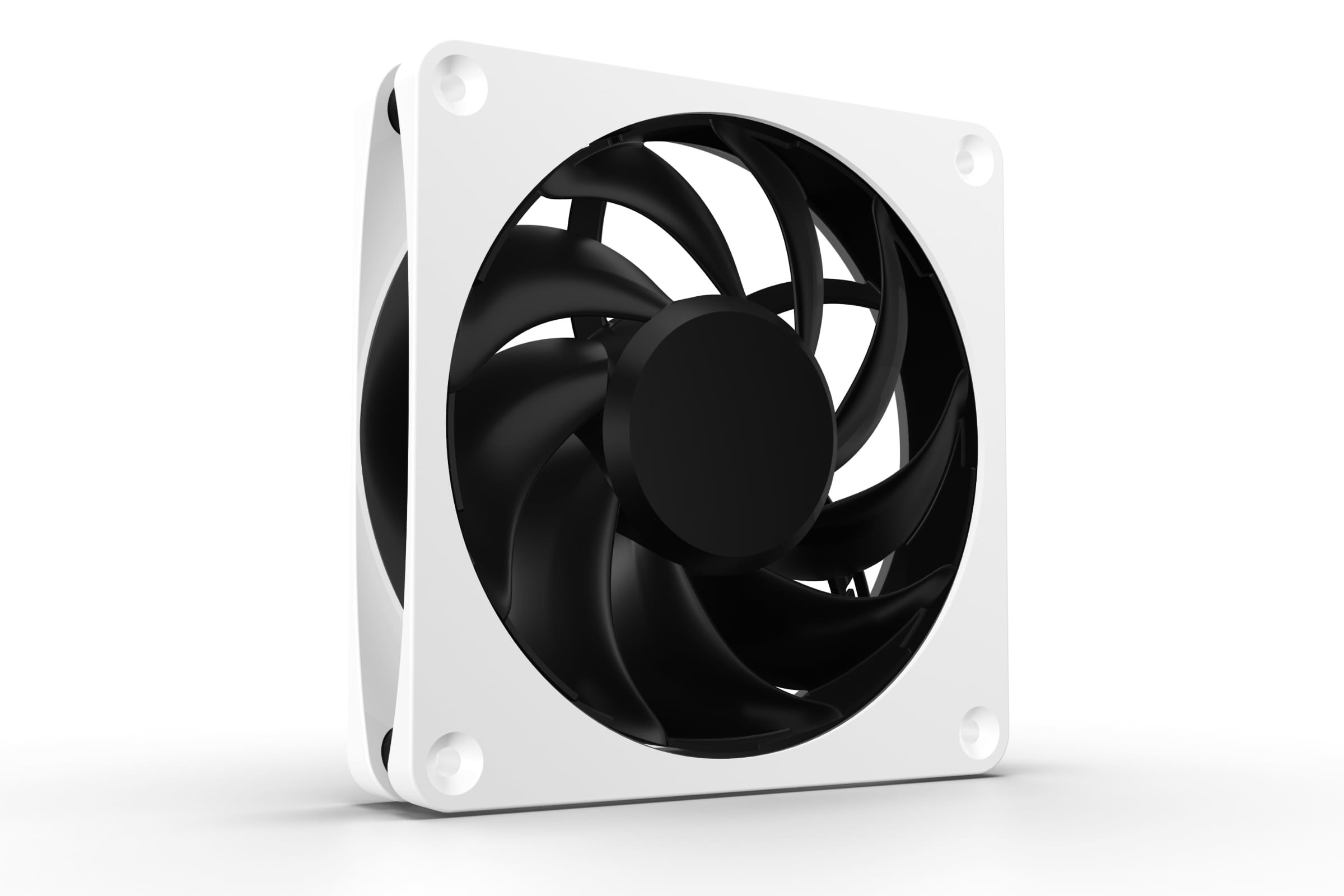 Ventola Alphacool Apex Stealth Metall Power 120 mm Bianco - Immagine 1
