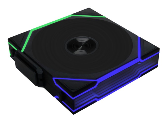 Ventola Lian Li UNI FAN TL Wireless ARGB PWM Lama Inversa 140mm Nero - Immagine 1