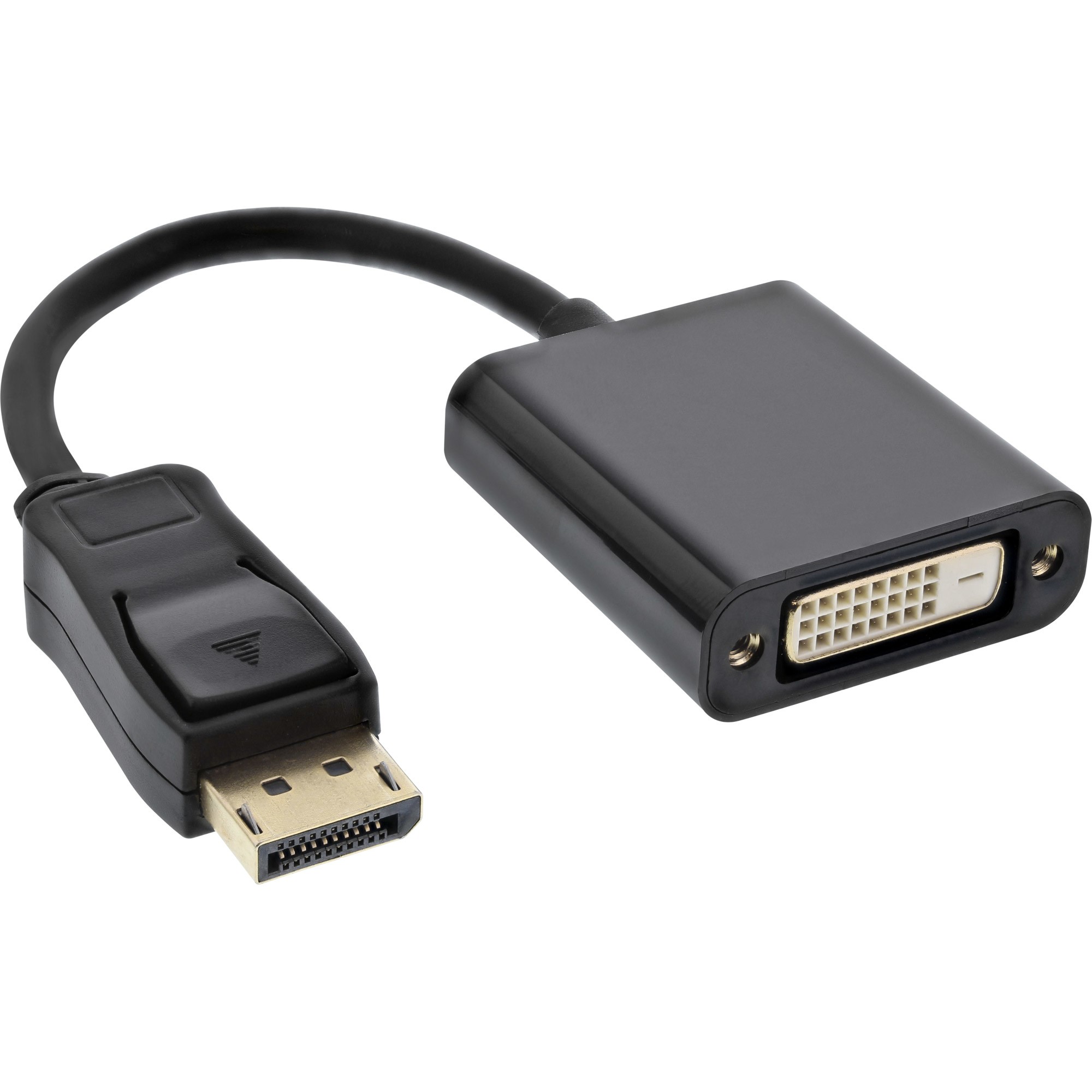 Cavo adattatore DisplayPort maschio a DVID femmina InLine Nero - Immagine 1