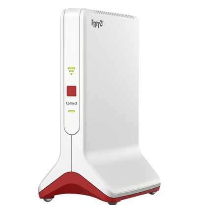 Router FRITZ!Repeater 6000 Wireless Ethernet Banda tripla 2.4 GHz/5 GHz/5 GHz Rosso, Bianco - Immagine 1