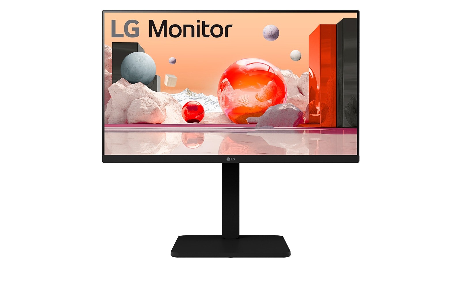 Monitor LG 24BA560-B.AEU 24'' FullHD IPS HDMI DP VGA 100Hz Nero - Immagine 1