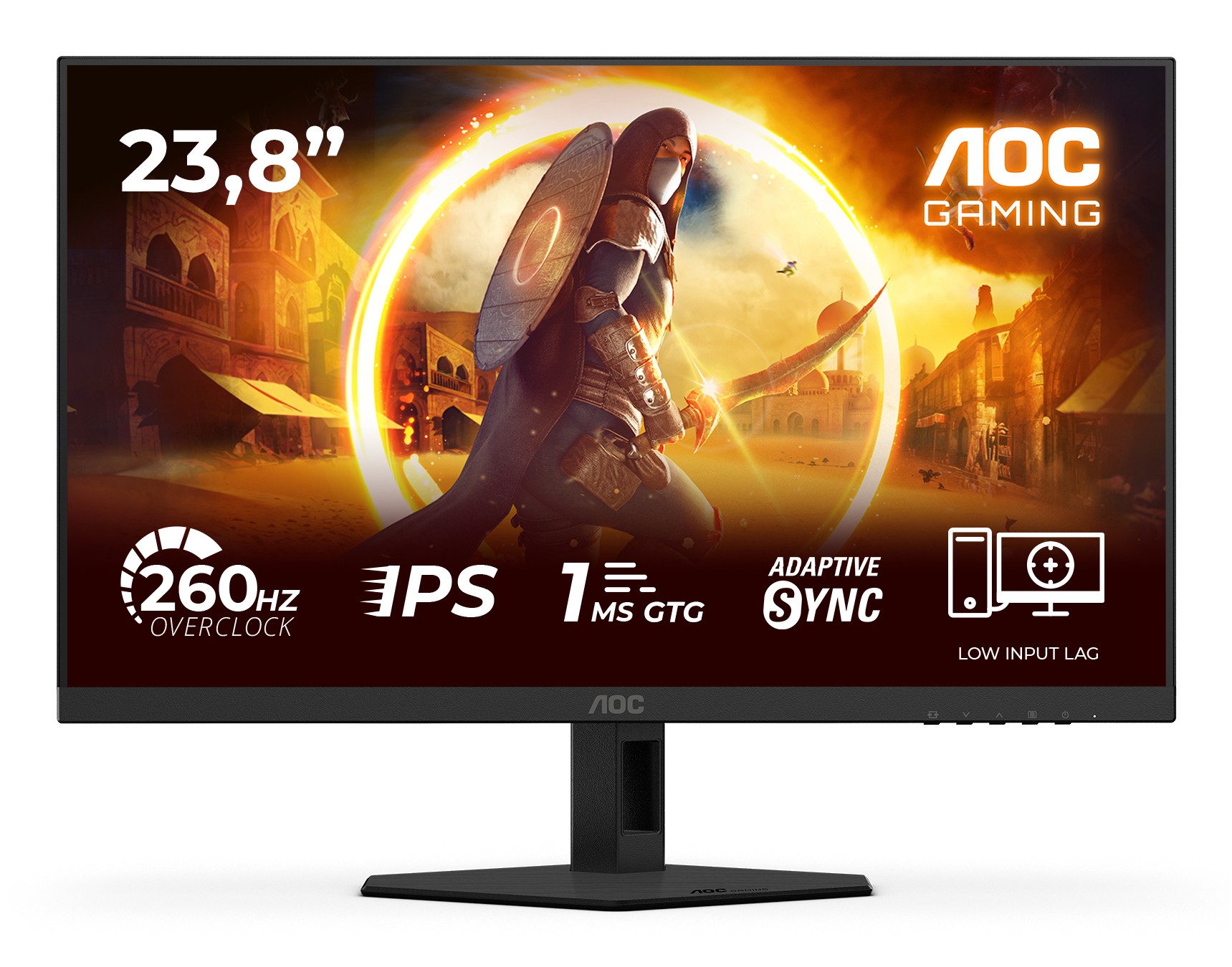 Monitor Da Gaming AOC AGON 24G4ZRE 24 Full HD IPS 240Hz - Immagine 1