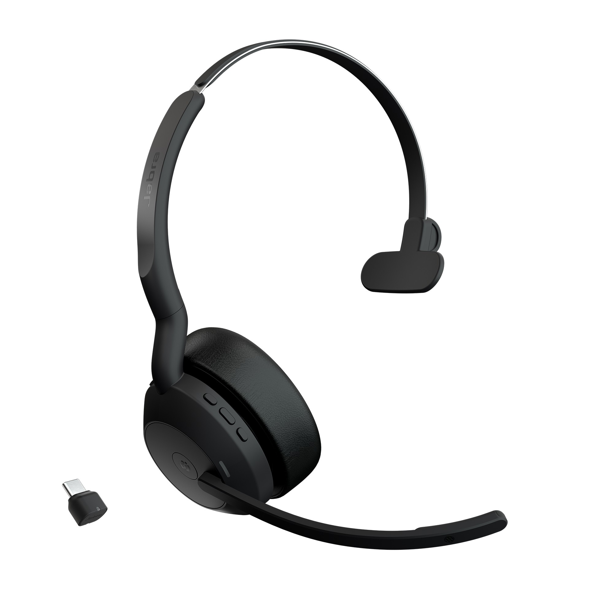 Cuffie Jabra Evolve2 55 Link380 390c MS Mono Microfono avanzato Comfort prolungato - Immagine 1