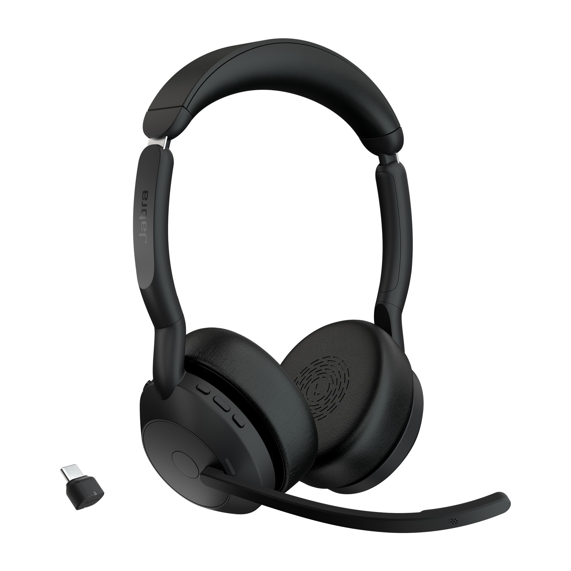 Jabra Evolve2 55 Auricolare Wireless A Padiglione Ufficio Bluetooth Base di ricarica Nero - Immagine 1