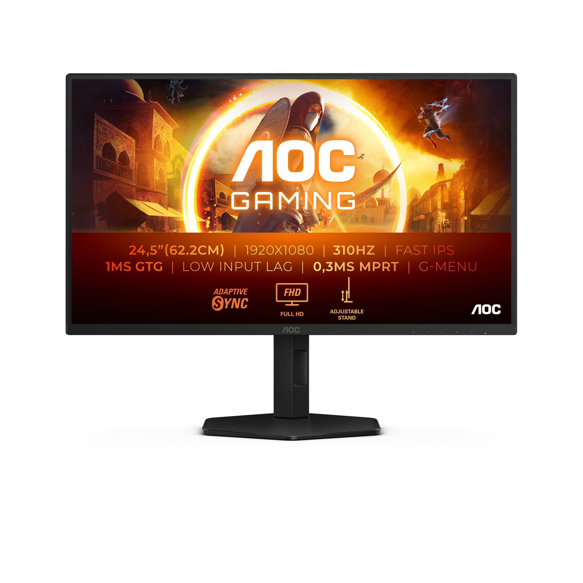 Monitor Da Gaming AOC 25G4SXU 25 Full HD IPS 310Hz